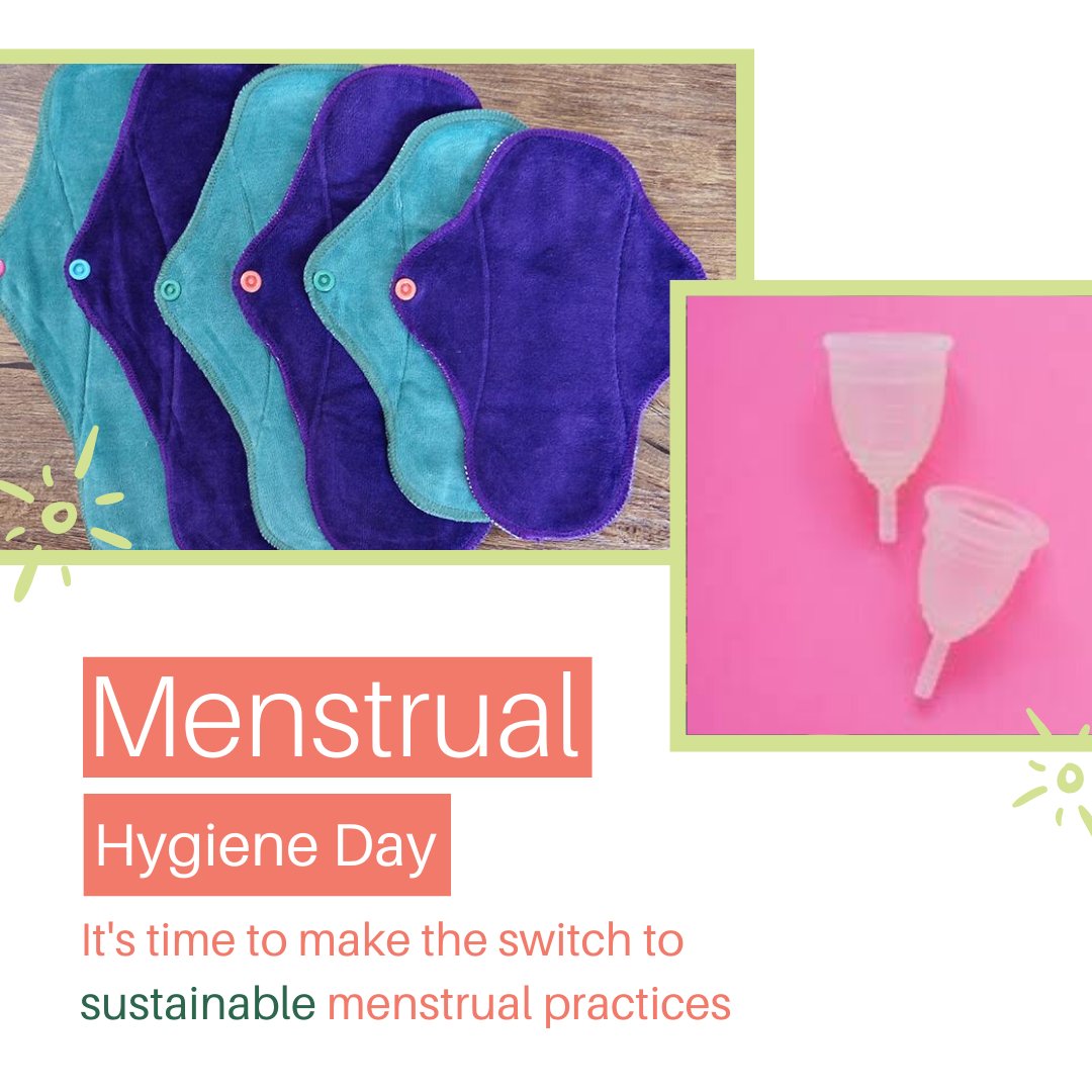 freshtableware's tweet image. This #MenstrualHygieneDay make the switch from plastics to resusable and sustainable #menstrualcups and #clothpads and make menstrual hygiene easier on your wallet too!

#WorldMenstrualHygieneDay#MenstrualHygiene #WorldMenstruationHygieneDay  #SustainablePeriodPractices