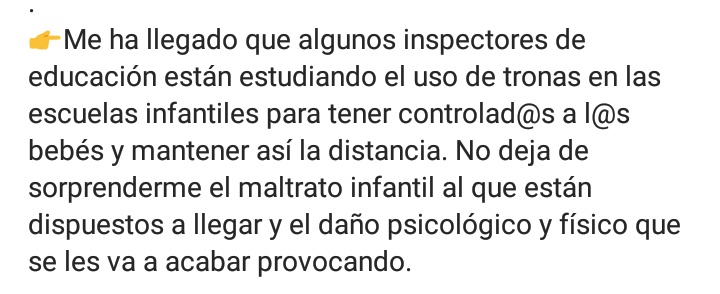 De confirmarse esta información facilitada por <a href="/armando_bastida/">Armando Bastida</a> ayer en Instagram, se estarían vulnerando tantos derechos del menor que no sé ni por dónde empezar a enumerarlos...