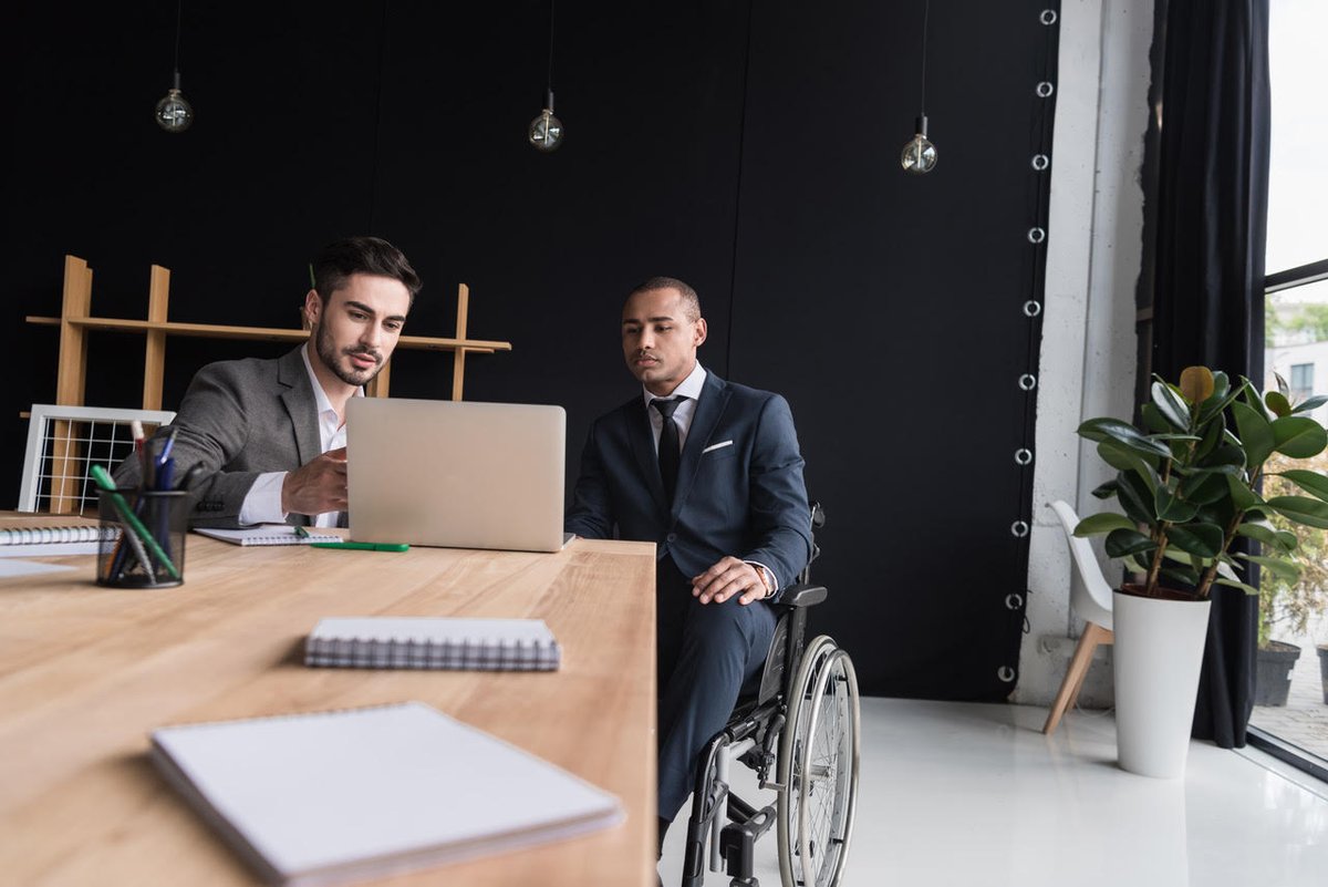 TheSierraGroup's tweet photo. Looking for employees with #adaptivemindsets? 
Post a job wrap on RecruitDisability this spring; Get One Pass to DisabilityEtiquette© for Everyone. 
Contact ASoto@careercast.com https://t.co/bE1wZ3p3zh