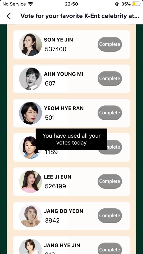 my votes are going in faster now <33  #Vote_IU_Tiktok