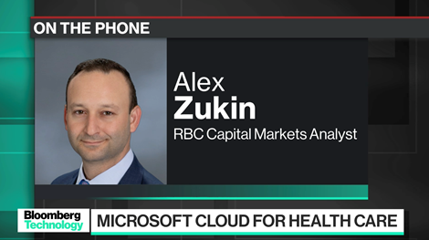 rbccm's tweet photo. RBC's Alex Zukin discusses @Microsoft's plans to take healthcare into the digital age following #RBCHealthcare2020 @technology https://t.co/CZ5cZr3UUx https://t.co/3LRicaSihY