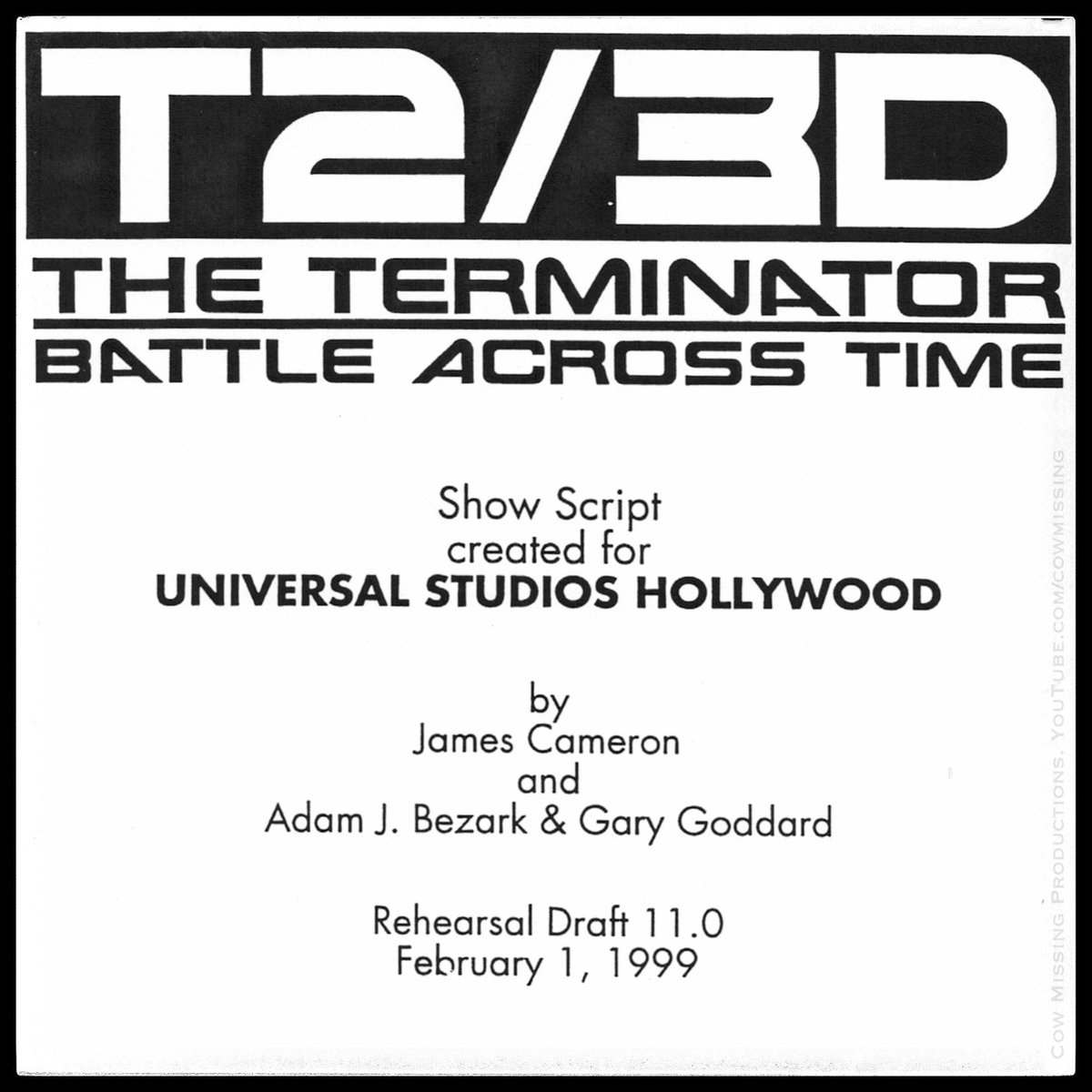 May 6th would have marked 21 years of Terminator 2: 3D at Universal Studios Hollywood. #UniversalStudiosHollywood #UniStudios #UniversalHollywood #T23D #Terminator2 #Terminator23D #JamesCameron #T2 #ThemeParkHistory #Terminator #UniversalCity #UniversalParks #HollywoodCA