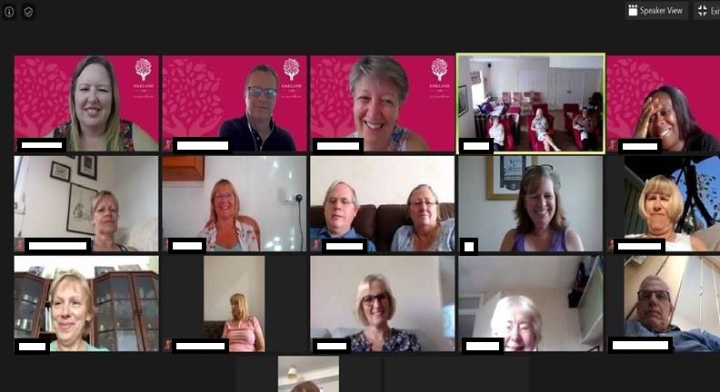 OaklandCare's tweet photo. Yesterday we had our first Family Forum at Woodland Grove via Zoom. We're finding innovative ways to keep in touch with all of our homes and it's wonderful to receive such positive feedback! #StayingConnected #Teamwork https://t.co/D0mwub1nvH