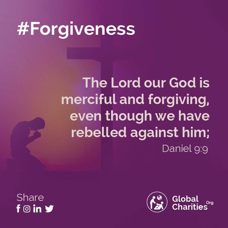 GCharitiesOrg's tweet photo. #Forgiveness
The Lord our God is merciful and forgiving, even though we have rebelled against him; Daniel 9:9. https://t.co/IPLXNltq61