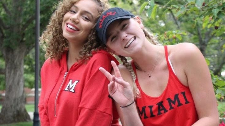 Reasons to accept Miami #9 When you wear #MiamiOH gear, you will hear #LoveandHonor from alums in airports and shops, in Ohio and across the world. Our greeting expresses our life of character and intellect. ❤️ #MiamiOHAccepted #MiamiOH2024