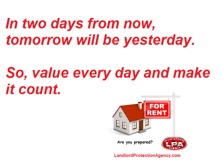 TheLPA's tweet photo. In 2 days from now, tomorrow will be yesterday.
So value every day and make it count. https://t.co/1F8LVyigEx