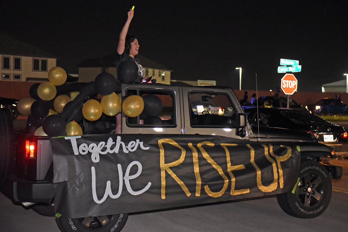 CyFairISD's tweet photo. We added photos of the Cypress Falls and Cypress Park #Classof2020 graduate parades in our Facebook album. https://t.co/MeRNRp3quf #CFISDspirit https://t.co/bERDhBbx2H