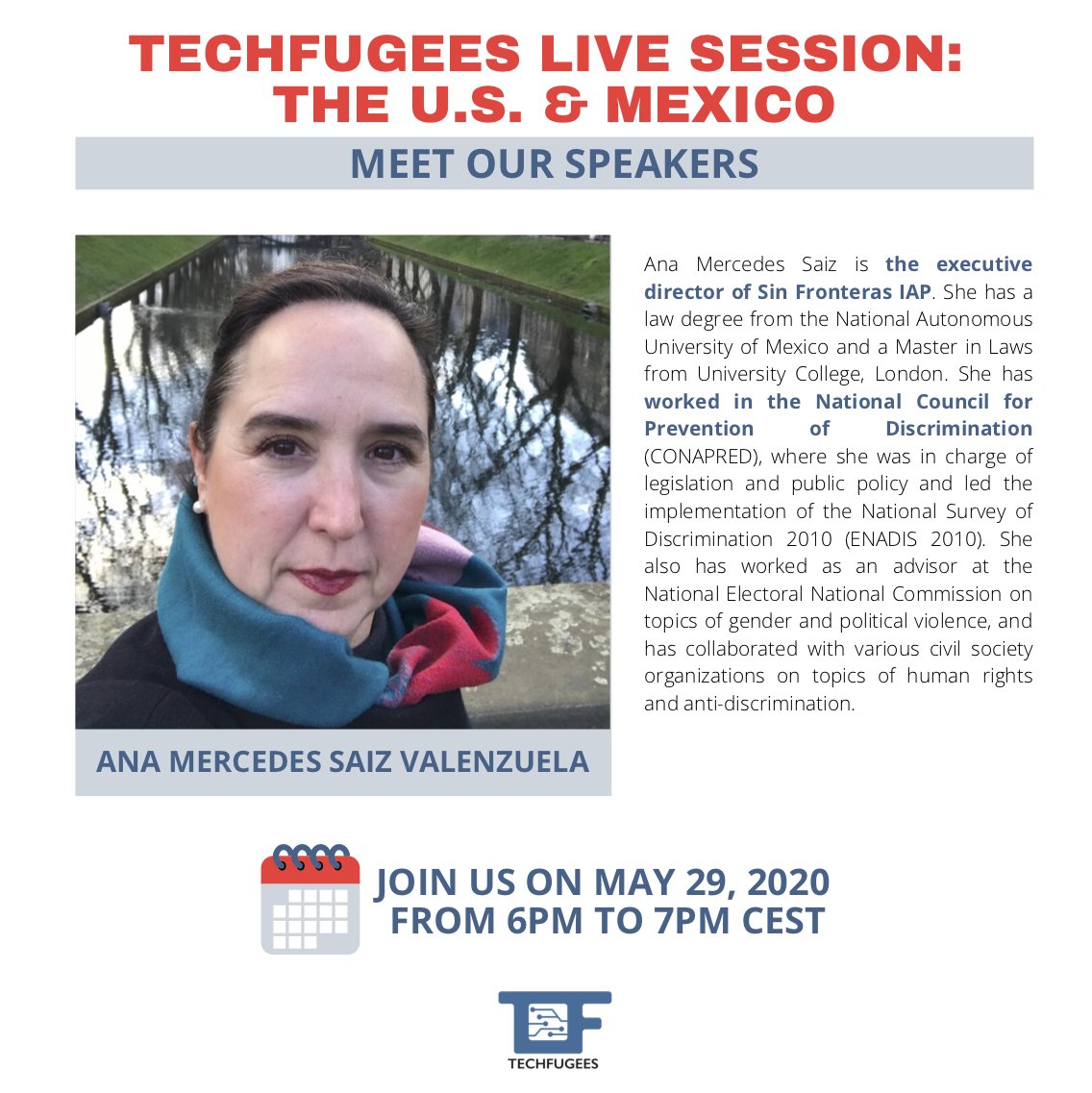 braune_laura's tweet photo. Proud to see @Techfugees data collection turning into real live sessions on various areas! TOMORROW let's hit the road towards #USA & #Mexico w/ @Sinfronteras_1 @Doc4CampClosure & #Connect2Drs to understand the inhumane detention of #refugees & #migrants! https://t.co/PeNAIEBF69 https://t.co/SqjHA2tUhx