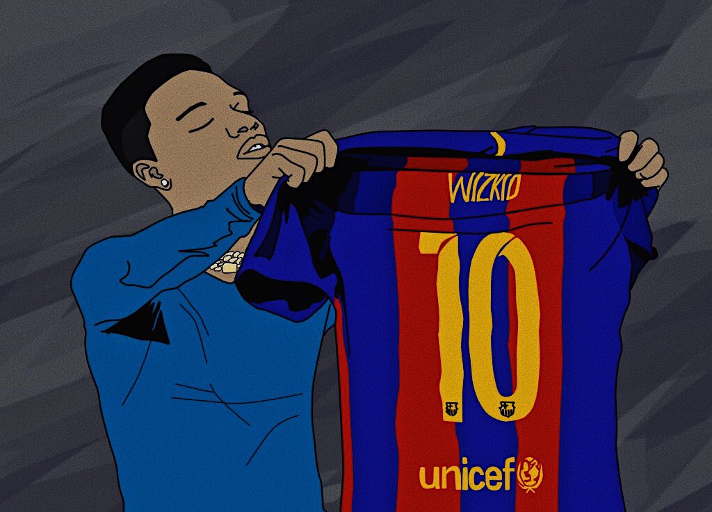 Wizkid as Messi