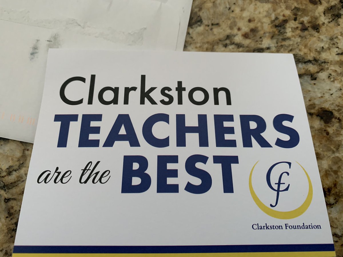 TommyMc25's tweet photo. This was a great surprise to get in the mail today!! Thank you @ClarkstonFound https://t.co/aVHV3H1oSr