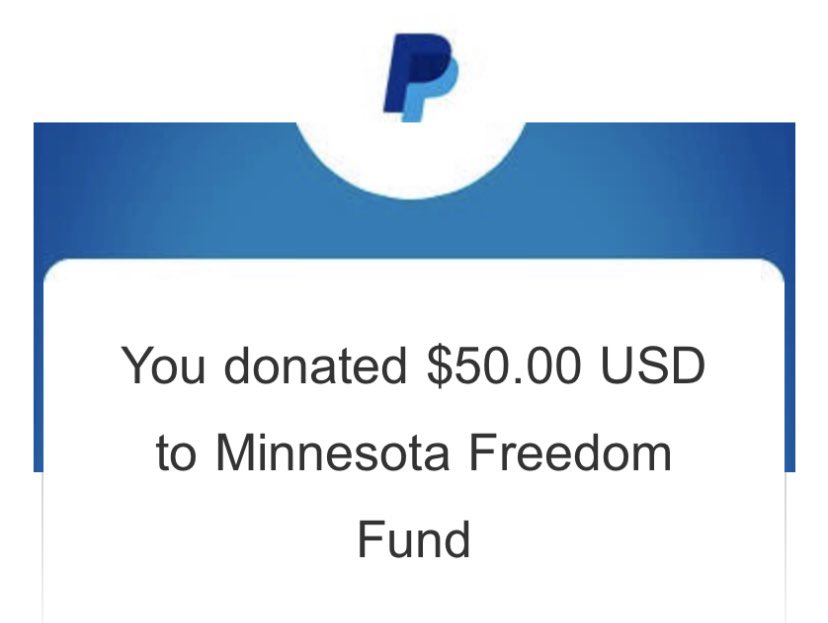 Just matched. Let’s keep funding bail for Minnesota protesters. Who’s next? minnesotafreedomfund.org/donate