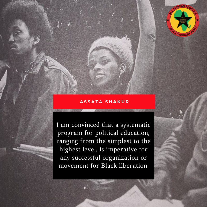 aaprpsouthwest's tweet photo. You can't organize a sleeping people! Political education is essential! Systematic political education should be MANDATORY for any revolutionary organization. #PoliticalEducation #OrganizeOrganizeOrganize #BuildtheAAPRP https://t.co/Tofhf80MK6