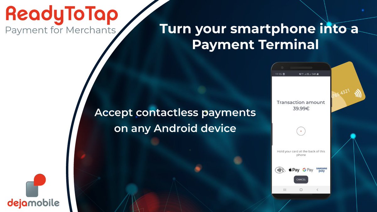 How excited we are to launch our new #ReadyToTap #Payment for #merchants solution! Everything you need to know about the product here ==> bit.ly/2Xai6nZ
#contactless #mpos