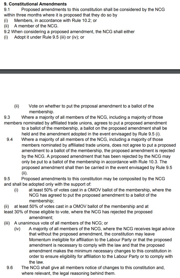 There is also nothing on how the current approval thresholds for all-member ballots should change. They're quite complicated, but basically make it extremely easy to pass a proposal which has the NCG's approval, and very hard for proposals without that approval.