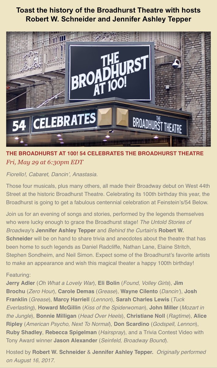 jenashtep's tweet photo. Tomorrow at 6:30pm!! This show was A TOTAL BLAST and I can’t wait for it to be streamed as part of #54BelowAtHome! https://t.co/3mKTn2Xel6 @54Below https://t.co/BK4BbG2Sm2