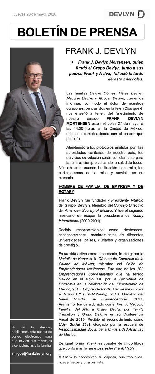 Frank Devlyn tweet media