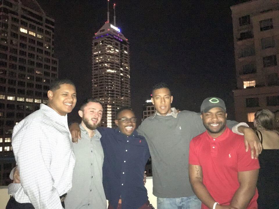 _trulv3's tweet photo. Cole, Randy, Drizzy, JT, Danny, Ike, Count. 
My guys. #tbt. #imcolorblind. My sslimes. https://t.co/mRXhd2crcN