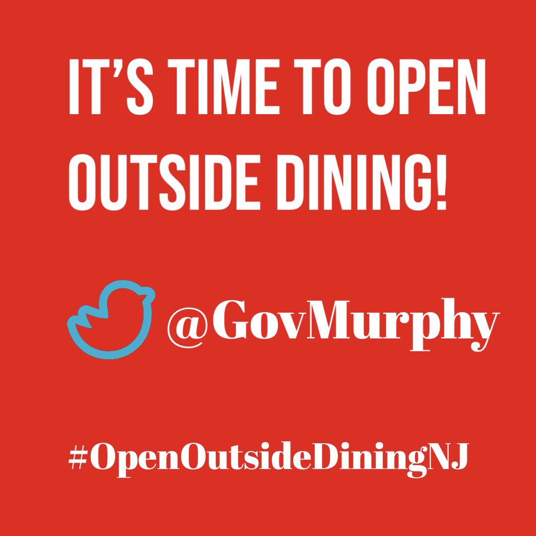 blendedminds's tweet photo. @GovMurphy the industry and your citizens are ready! Let us socially distance in a safe place — outdoor dining! #OpenOutsideDiningNJ https://t.co/6Nk5KCWdt5