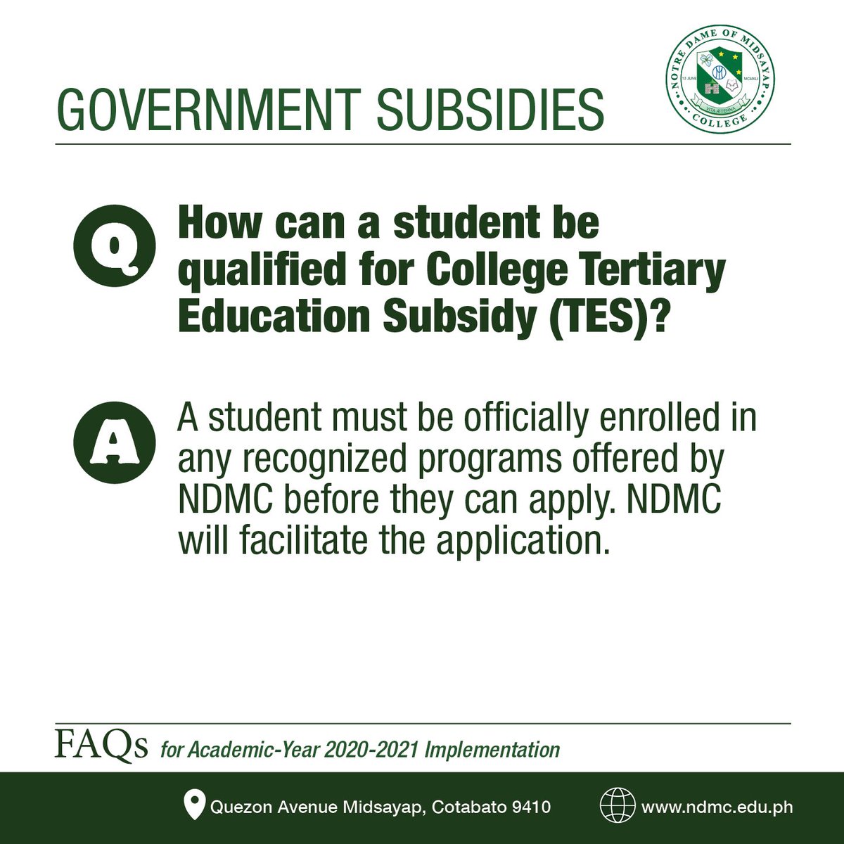 ndmcshs's tweet photo. FREQUENTLY ASKED QUESTIONS (FAQs) for Academic-Year 2020-2021 Implementation

(Part 3/4)

#ndmc #ndmcshs #ndmcdares #NDMCFAQs https://t.co/2fcx6gPwMj
