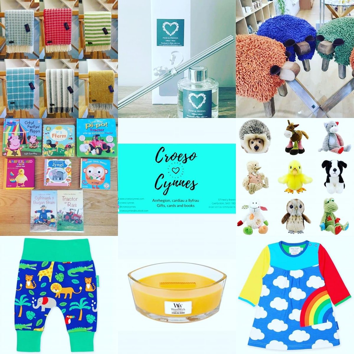 croesocynnes16's tweet photo. Helo bawb. Gobeitho bo' chi gyd yn joio'r tywydd braf a'r profiad newydd o eisteddfod ddigidol. Syniad gwych Urdd Gobaith Cymru 🏴󠁧󠁢󠁷󠁬󠁳󠁿Siop yn Nghaerfyrddin yw Croeso Cynnes ac rydym newydd lansio gwefan newydd sbon.
https://t.co/YmSTkDLZqv @yrawrgymraeg @EisteddfodUrdd #EisteddfodT https://t.co/19nwgISIXD