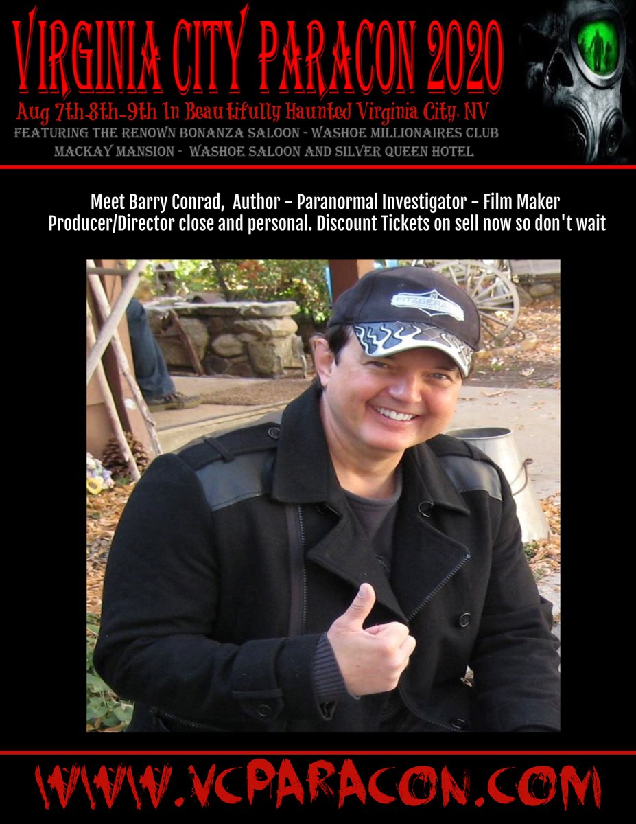 DMC_PI's tweet photo. You just saw the "Ghost Adventurers" episode "Beneath the Bonanza Saloon" Who's ready to experience it for themselves and get your Virginia City, NV fix on?? How about the 10th Annual Virginia City ParaCon 2020 ~ Aug 7th~8th~9th..

Who's Joining Us???

https://t.co/lpX1QFf9GW https://t.co/fcoADqaeUq