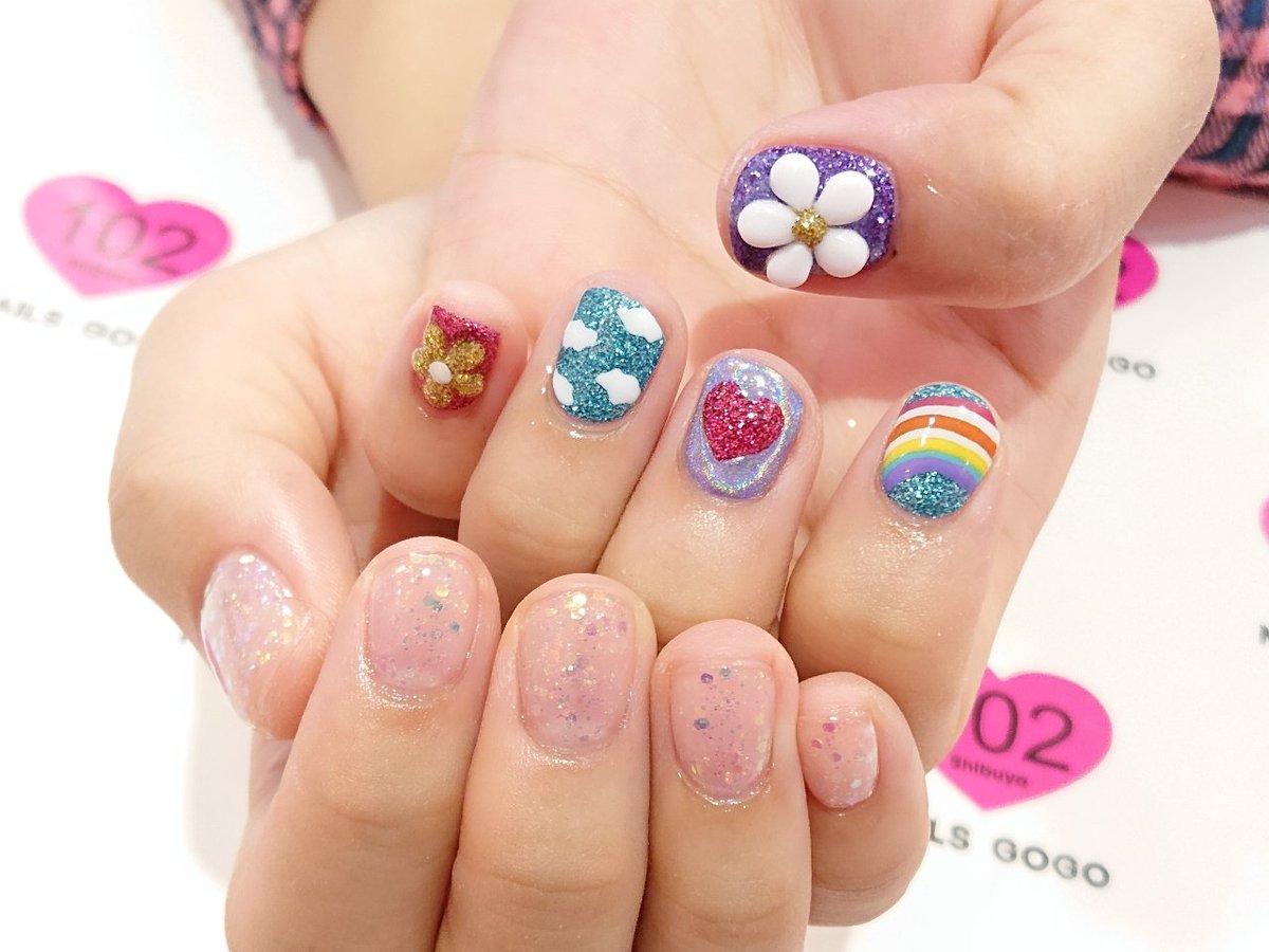 Nailsgogo Na Twitteru 渋谷 ネイルサロン Nailsgogo ネット予約 T Co Pjrbh5rlbe インスタ T Co Gmbqsa2d9y ネイル 担当 ゆさ しなこちゃんネイル カラフルネイル ちぐはぐネイル ありがとうございました 渋谷ネイルサロン Jkブランド