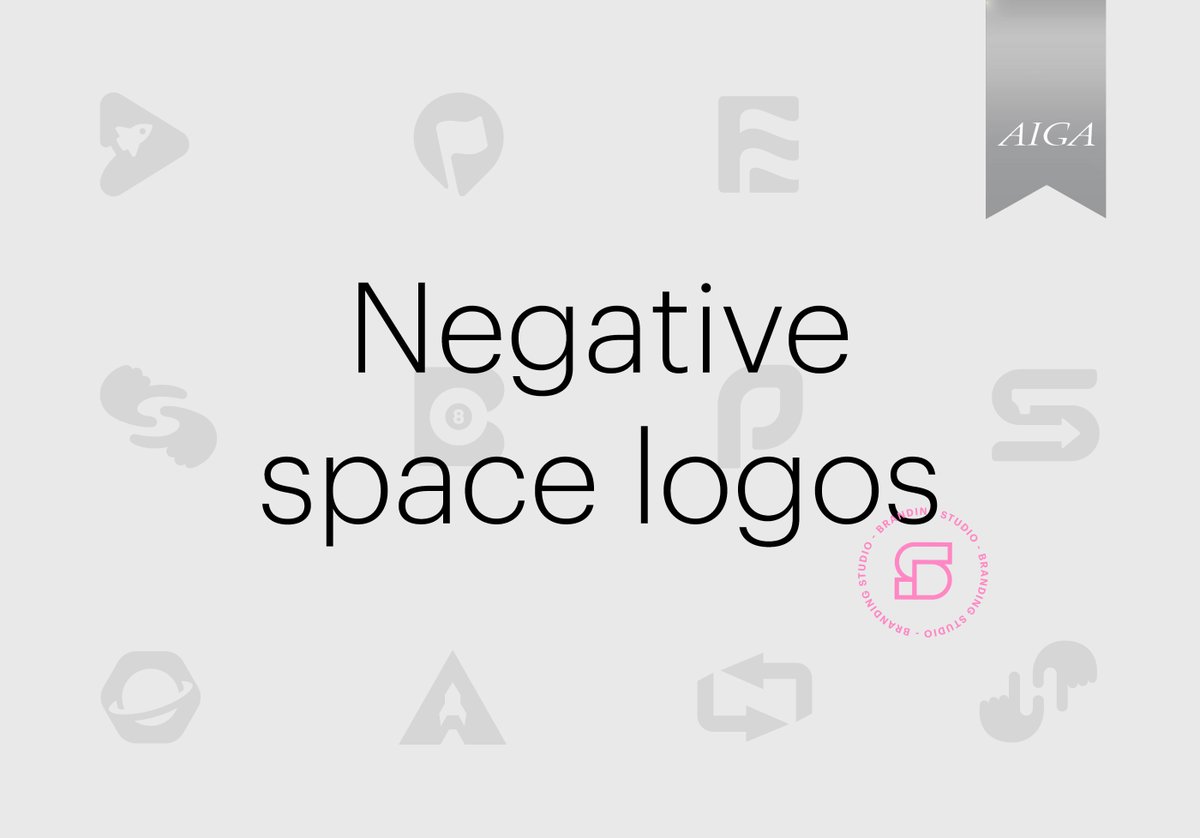 Our studio's Negative Space Logo Collection project just got featured on <a href="/AIGAdesign/">AIGA</a> Member gallery and we couldn’t be more thrilled.

Proud to receive the first AIGA medal.

#aigadesign  #behance #featured #medal 

behance.net/gallery/973193…