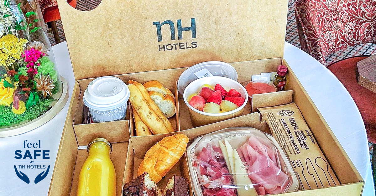 NH Hotel Group on Twitter: "Dear guest: Welcome back! #FeelSafeAtNH and enjoy our Food & Beverage services. Coming soon worldwide the new NH in-room breakfast. Be safe and surprised with this service
