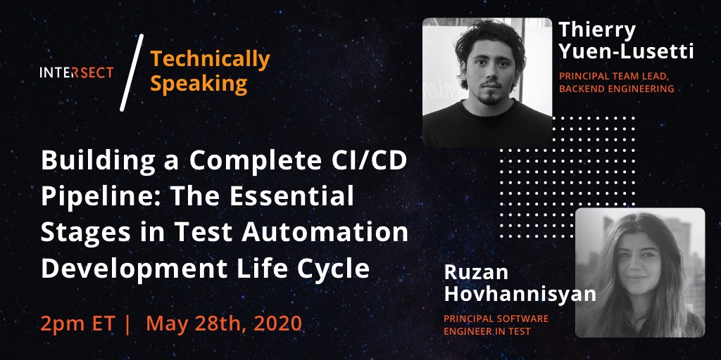 intersect_hq's tweet image. Join us today at 2pmEDT to talk all things Test Automation!
Register here:
symbility.zoom.us/webinar/regist…
#TechnicallySpeaking #weareintersect #SoftwareEngineering