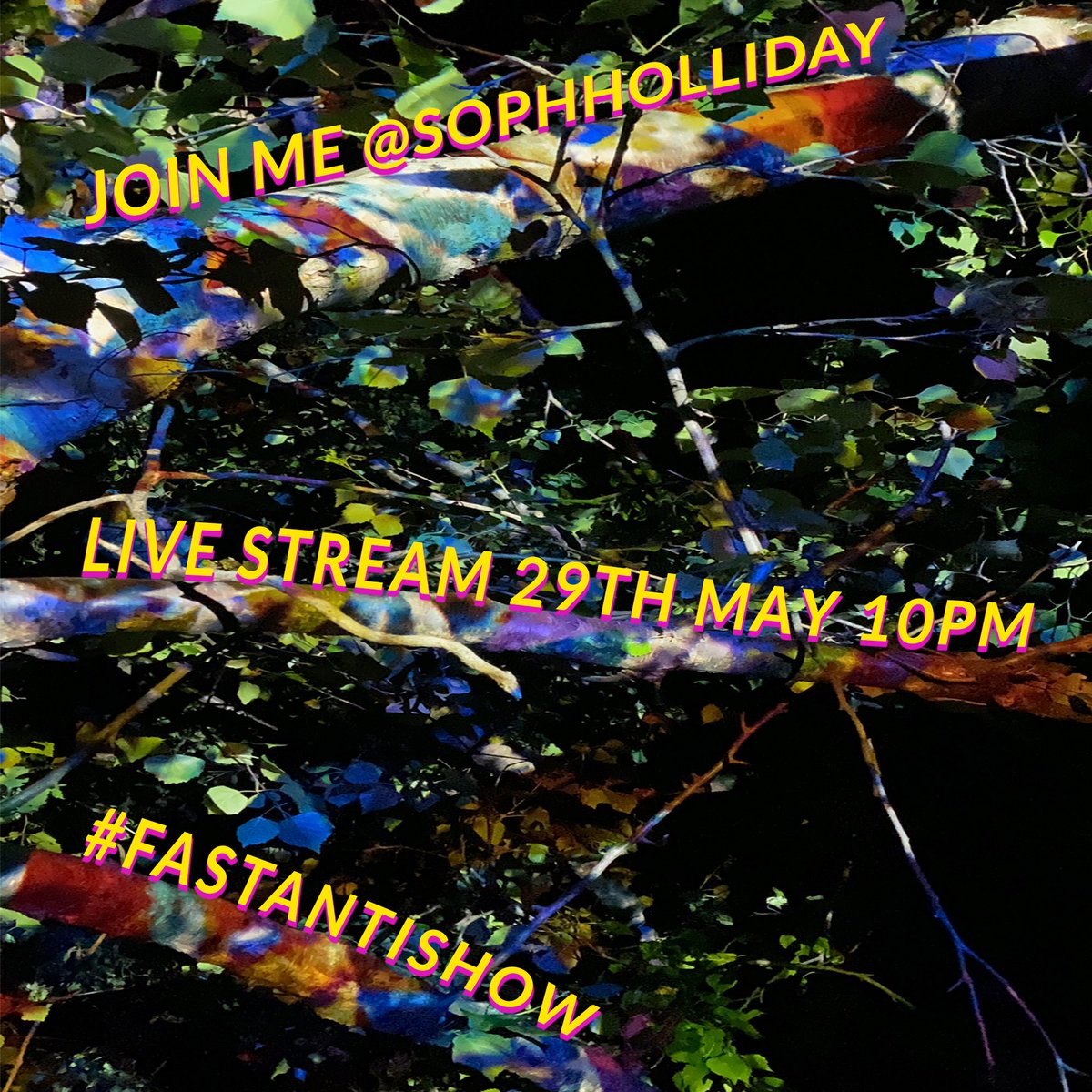 SophHolliday's tweet photo. TOMORROW

29th May 2020

Check out my work and join me LIVE 10pm BST on Instagram!

#fastantishow #degreeshowsunited #livestream #degreeshow #digitalart @scafineart https://t.co/l0ivbCMsJk