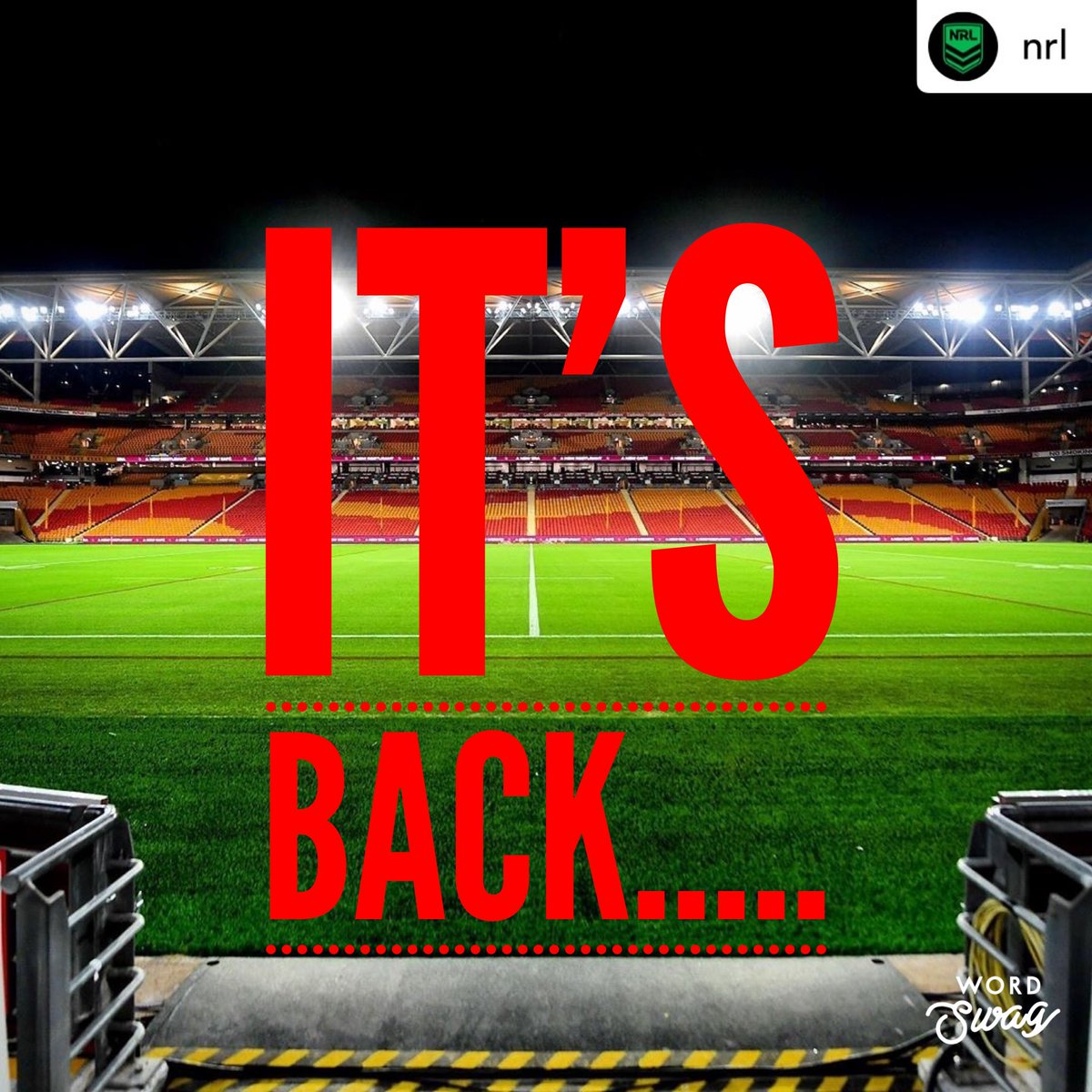 howlinhour's tweet photo. 🚨🐺NEW EPISODE!🐺🚨
It’s back! The @NRL is up and running once again in 2020 to bring everyone their much needed fix of #RugbyLeague! And in great news both @Sportsnet & @FS1 are televising the games across Canada & the USA!
So tune in once again! #howlinhour #twohowlers https://t.co/vNc2MHD2H3