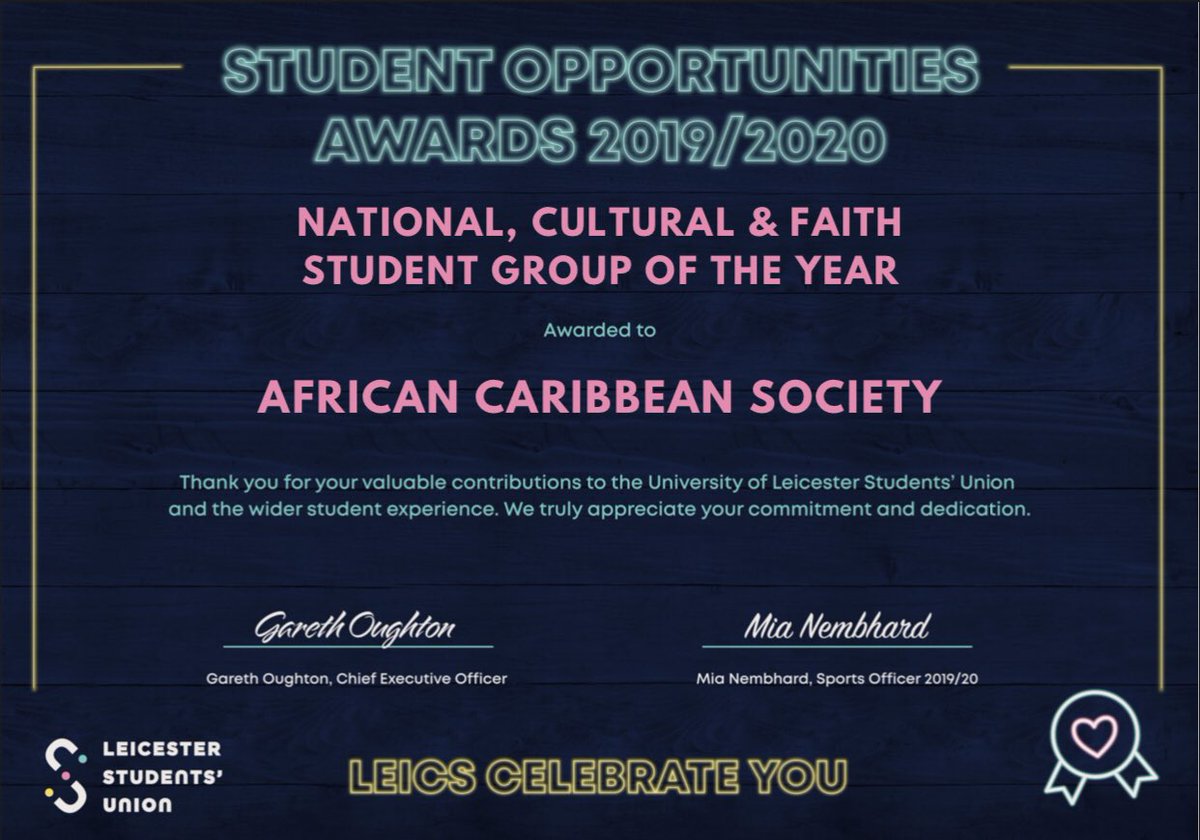 LEICESTERACS's tweet photo. A HUGE thank you to everyone who voted 🙌 We appreciate and love every single one of you!! We achieved our goal to make ACS a more positive and inclusive environment filled with diverse events ✨ Thank you for making this a GREAT year ❤️ https://t.co/axjPJ88xp7