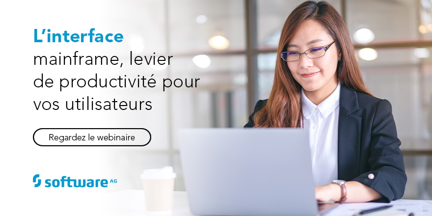 SoftwareAG's tweet image. Modernisez vos applications clés, simplement, rapidement et sans risque ! Découvrez comment améliorer votre productivité et l&apos;expérience de vos utilisateurs. Webinaire : bit.ly/2Y2ajsV 

#IntégrationMainframe #MainframeAPI #COBOL