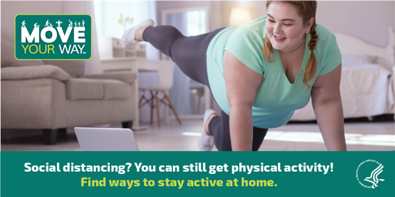 Trying to stay active while #SocialDistancing? It helps to make a plan! Use <a href="/HealthGov/">Public Health</a>’s interactive tool to build your weekly activity plan — including things you can do at home: bit.ly/3aEYJrc #MoveYourWay