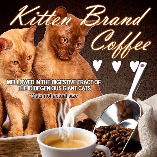 RadioSidewinder's tweet photo. Have you heard our Kitten Brand Coffee ad? What's your fav Radio Sidewinder faux ad? #EliteDangerous https://t.co/1M3PN7IB3u