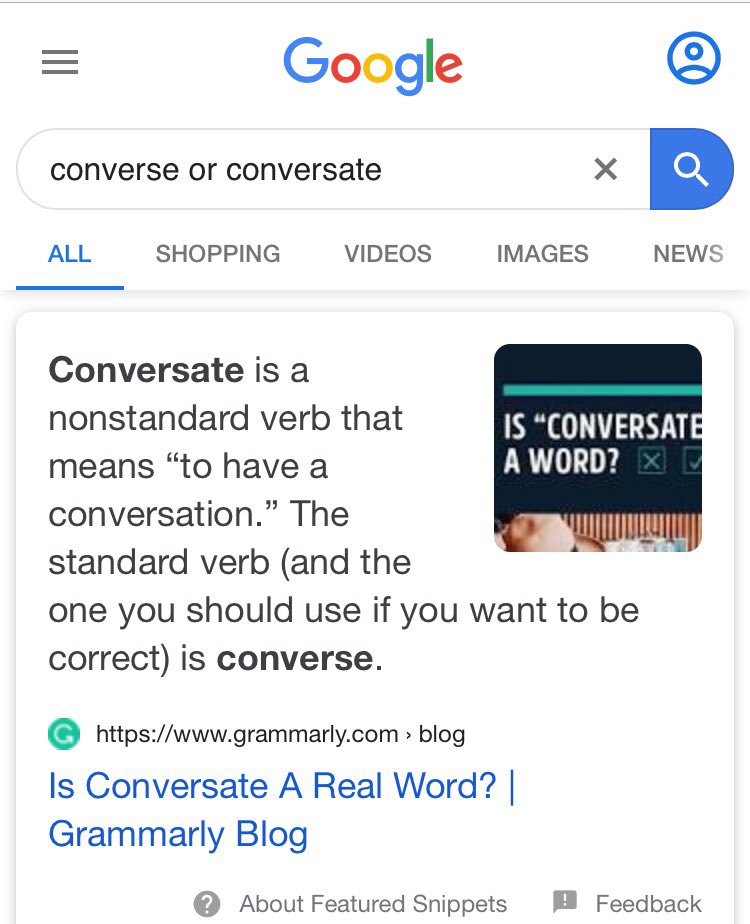 conversate meaning