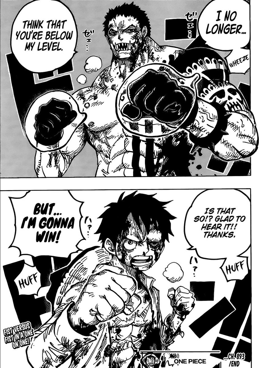 5. How much impact did katakuri leave on the MC:This is a very important thing about antagonists specifically, katakuri added so much more to luffy, while katakuri was getting developed as a character luffy was as a fighter, luffy NEEDED to surpass this wall, but what makes-