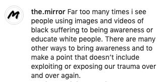 8. DO NOT SHARE videos of black people being brutalized. there are other ways to spread awareness; do not use black trauma as a tool to educate white people.