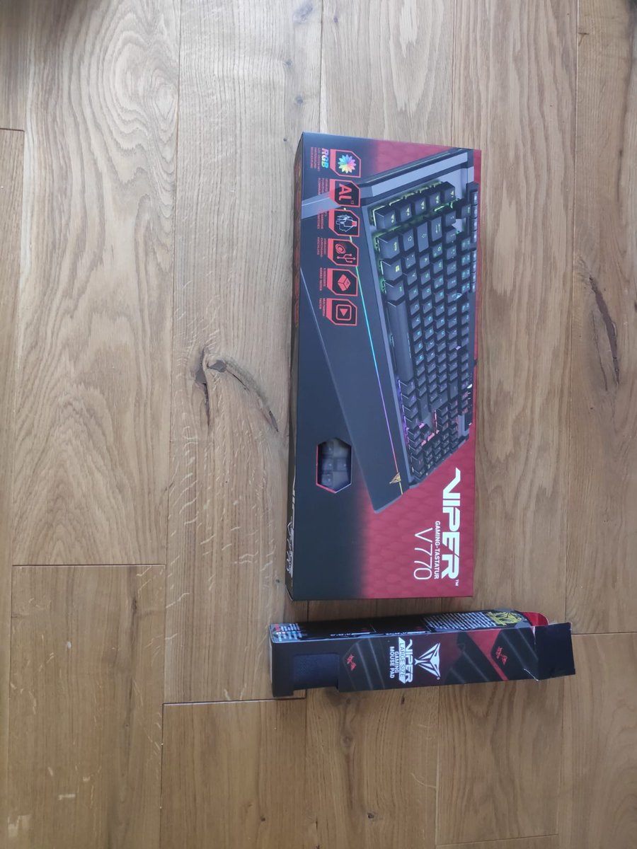Vielen Dank an <a href="/Patriot_ViperEU/">Patriot Europe</a> für die Tastatur und das Mousepad! Die neue Season kann kommen!