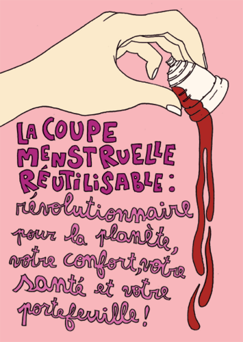 34)La coupe menstruelle est défendue comme alternative écologique, économique et moins toxique que les tampons et serviette, devenant bientôt un des symboles du féminisme contemporain.