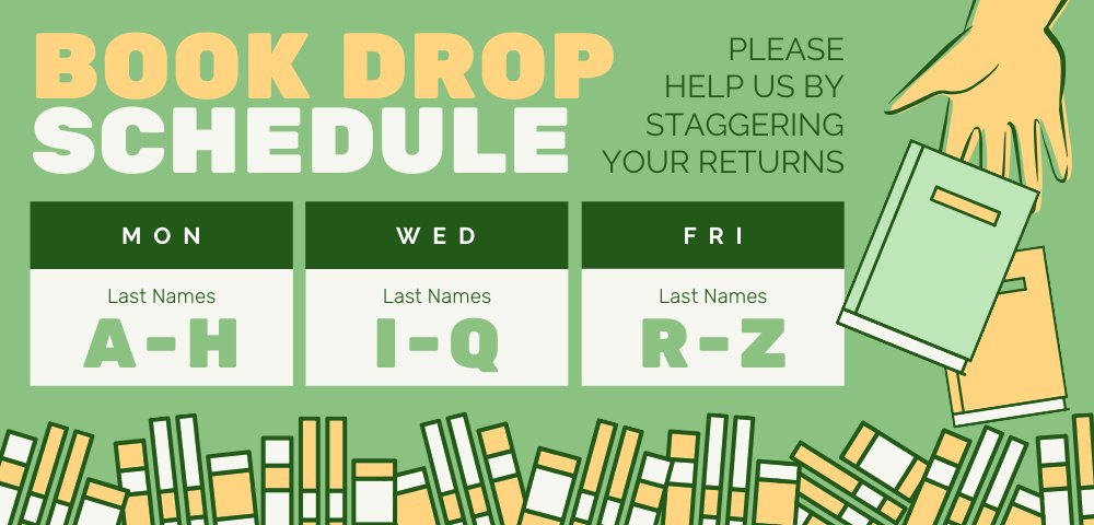 Beginning June 1, Curbside Pickup of holds and grab bags will be available 10am-4pm Mon-Fri at all FCPL branches! Visit bit.ly/fcpl-curbside for instructions. FCPL will also accept returns (via book drops only) starting June 1 on a staggered basis according to last names.