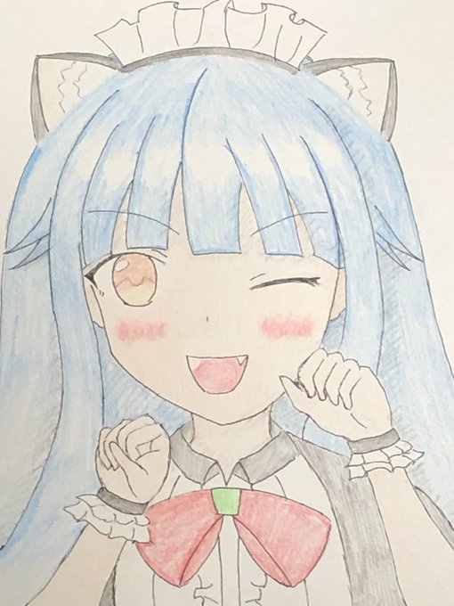 猫耳メイドのtwitterイラスト検索結果 古い順