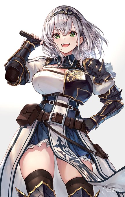 年 白銀ノエル 人気ツイート ホロライブのファンアート イラスト Twimee