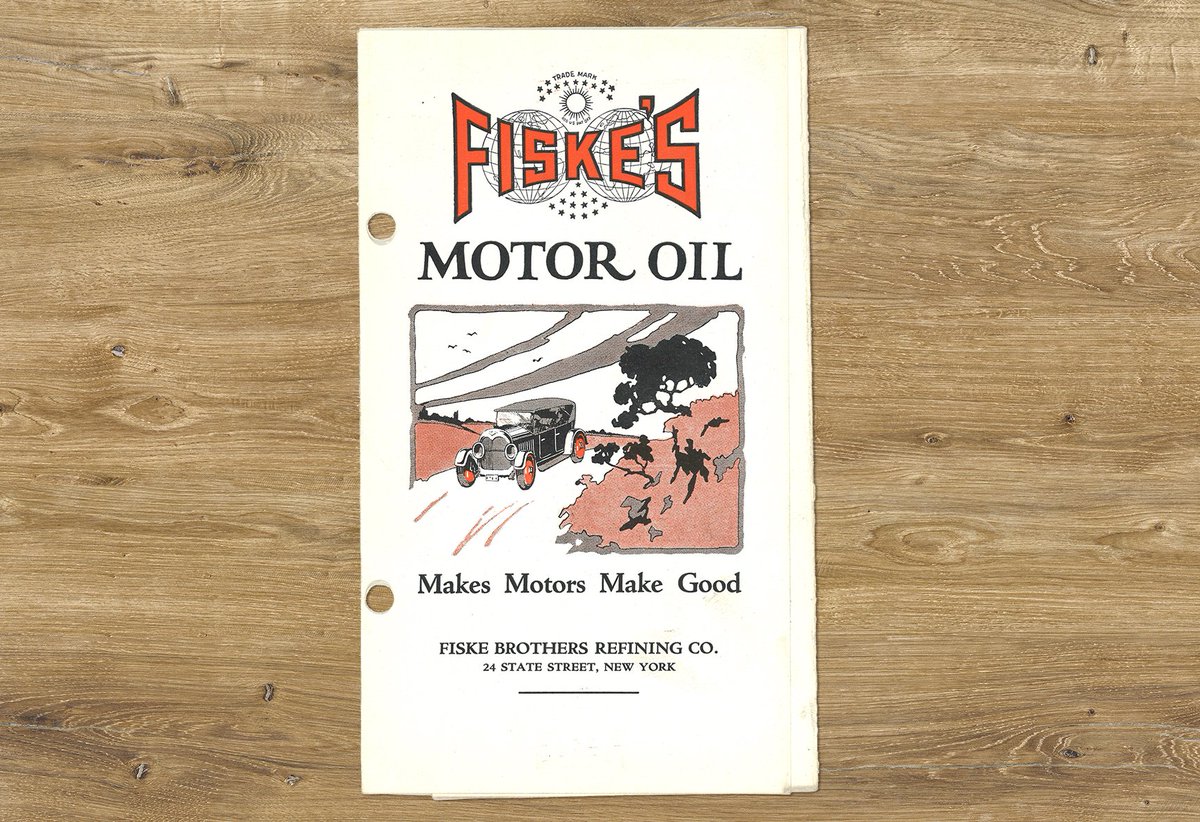 This #ThrowbackThursday, we have another look way back to the 1910s, which features the old Fiske logo and some excellent screen print art.