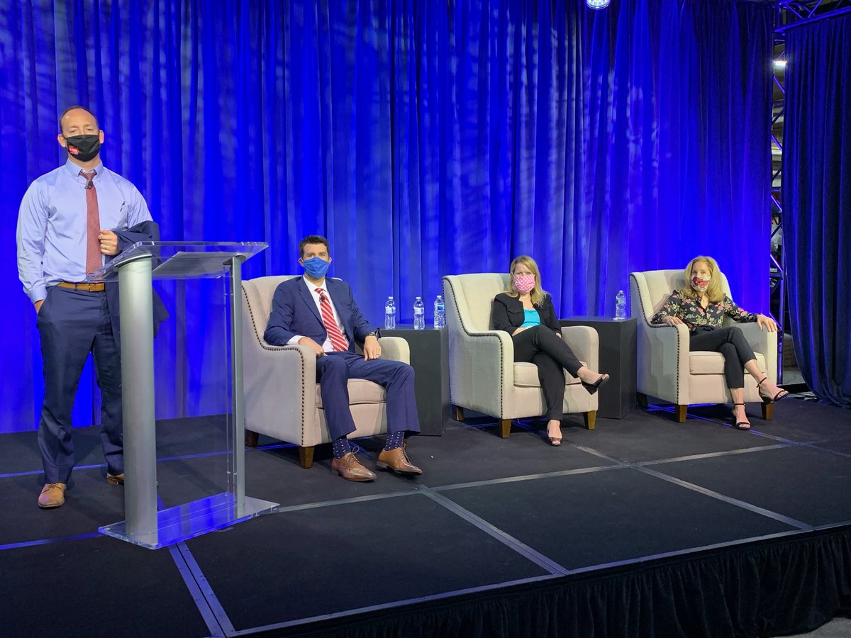 Getting ready to start our Mental Health Livestream event... socially distanced, of course!

There's still time to join bit.ly/SupportingMent…