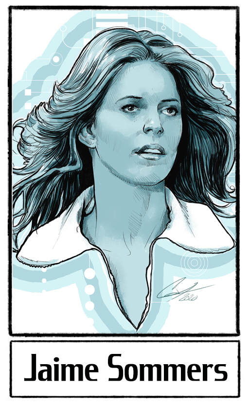 From earlier todayJaime Sommers (Bionic Woman)Full image on my Instagram catstaggsofficial