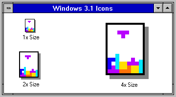 Because  @FlemishDog complained, I redrew this icon using the official Tetris Colors.  https://twitter.com/win_icons/status/1265991217419972608