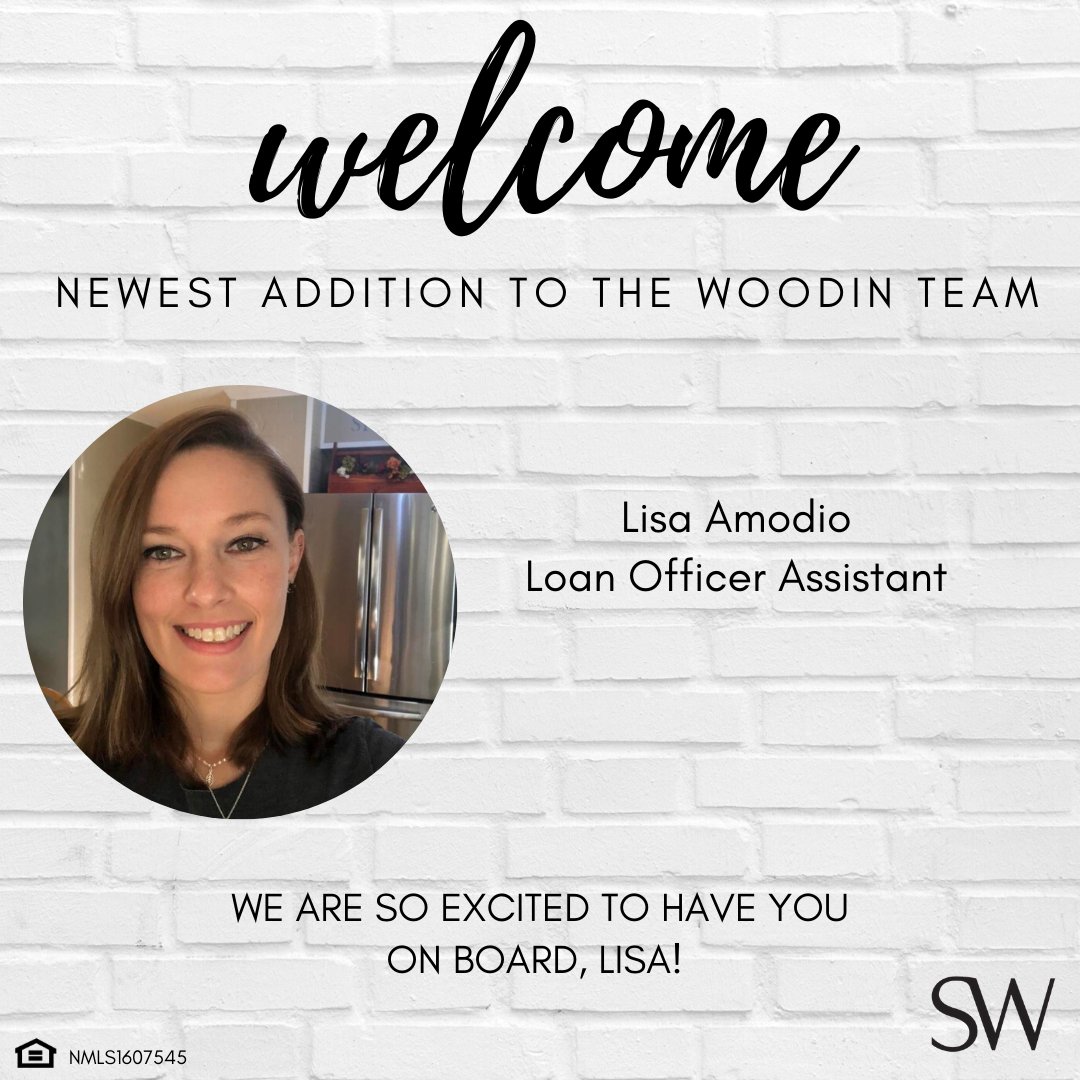 mlb_mortgage's tweet photo. Hey everyone 👋

Take a moment to say HELLO to our newest member, Lisa!

We are so excited to see all the great things you'll do. 

Welcome to The Woodin Team! 🏠 https://t.co/NYXnSKsB9M
