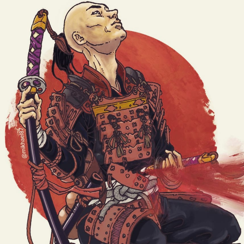 mihaerusan's tweet image. #samurai #drawing #sketch
