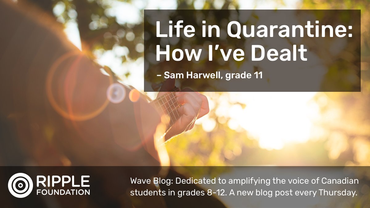 RipplePub's tweet photo. A 16-year-old student writes how he's dealing with Life in Quarantine. Read https://t.co/6HrTrIwqrw to see if any of their experience resonate with yours or anyone you know. #Covid19 #Students #Quarantine #highschool https://t.co/LaszvAQbsh